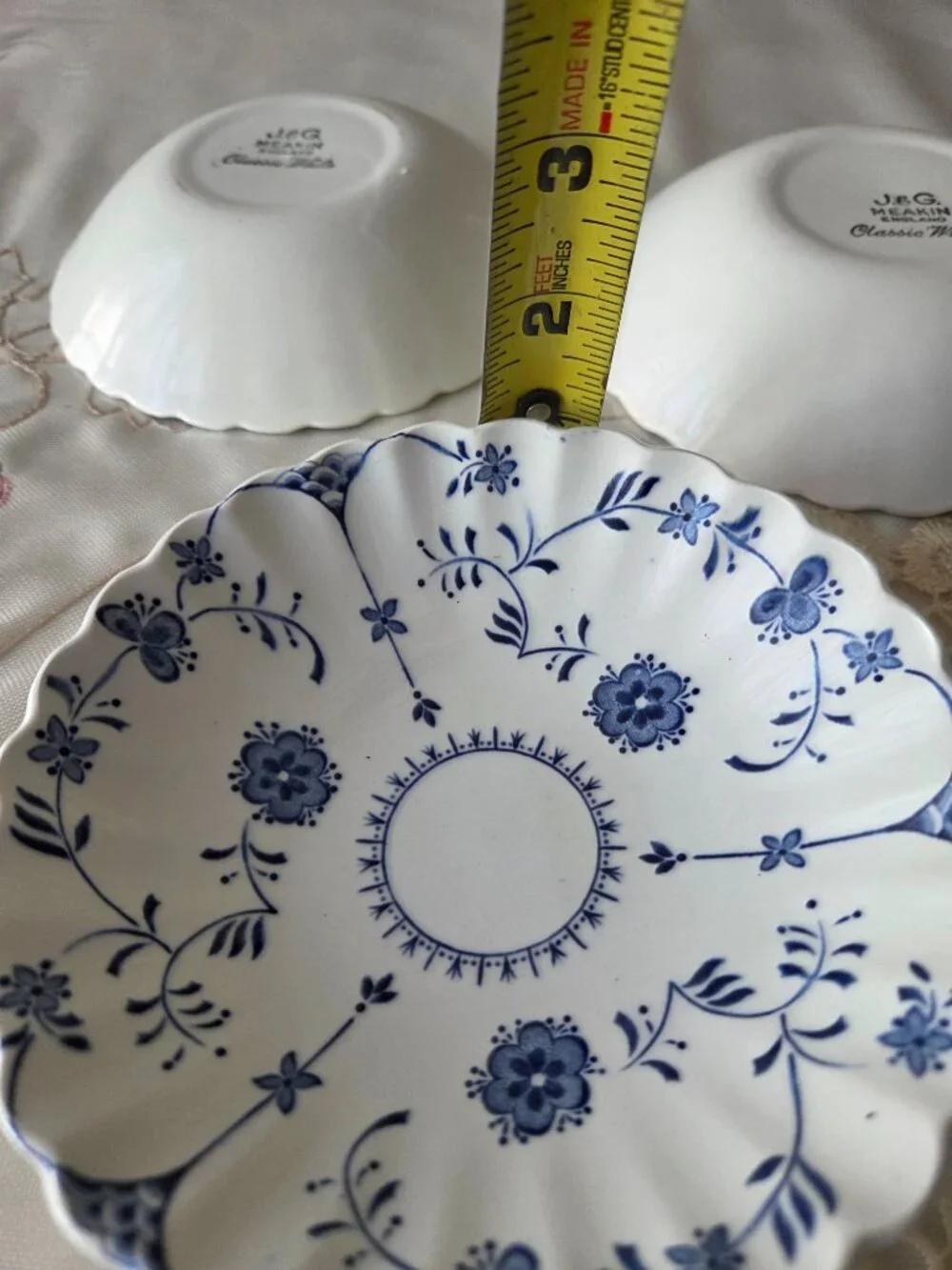Vintage JG Meakin Classic White Small Bowls